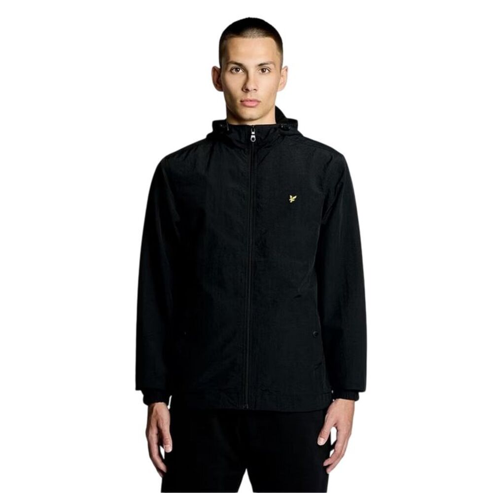 Lyle & Scott Mens Water Resistant Anorak / Jet Black
